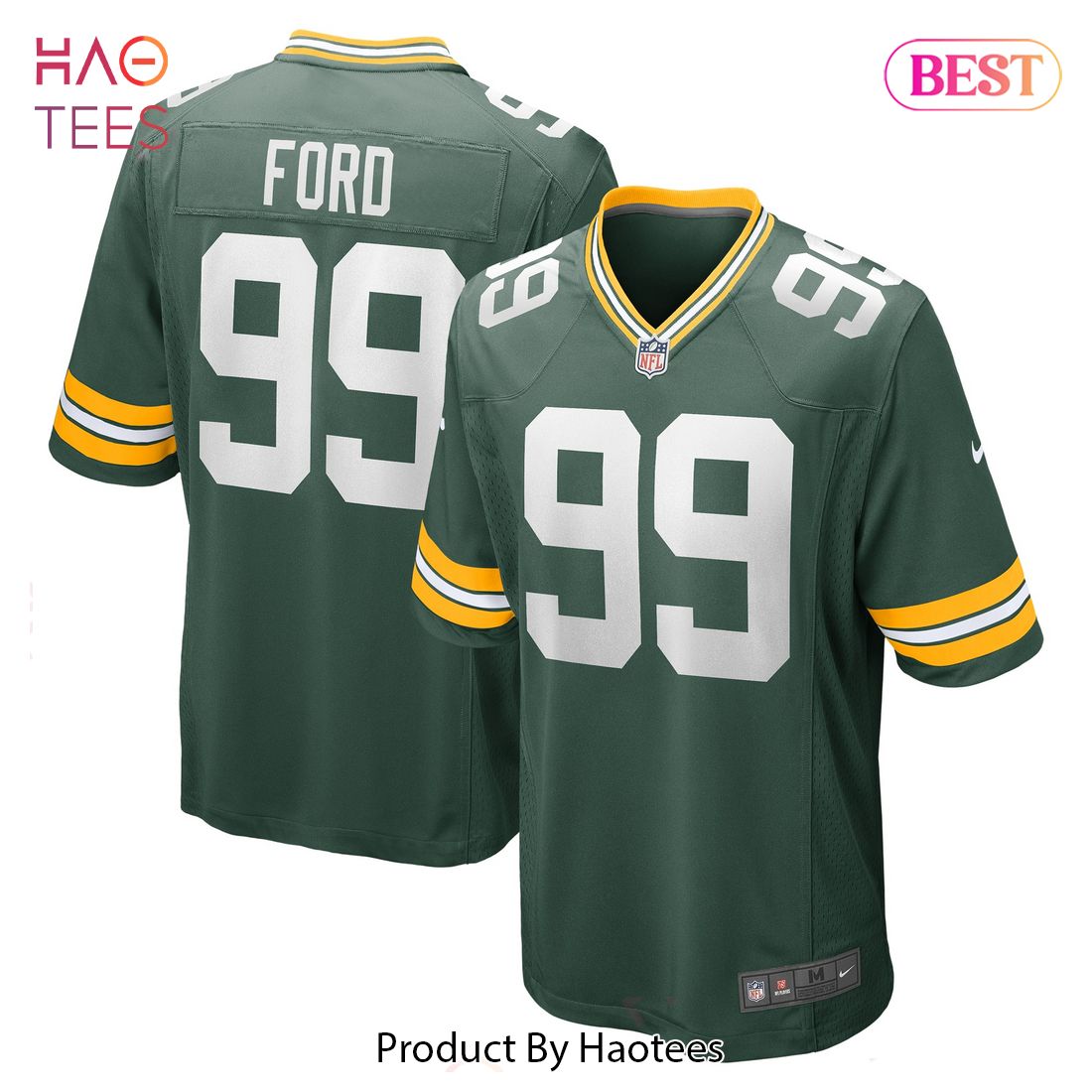 Jonathan Ford Green Bay Packers Nike Game Player Jersey Green