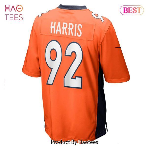 Jonathan Harris Denver Broncos Nike Game Jersey Orange
