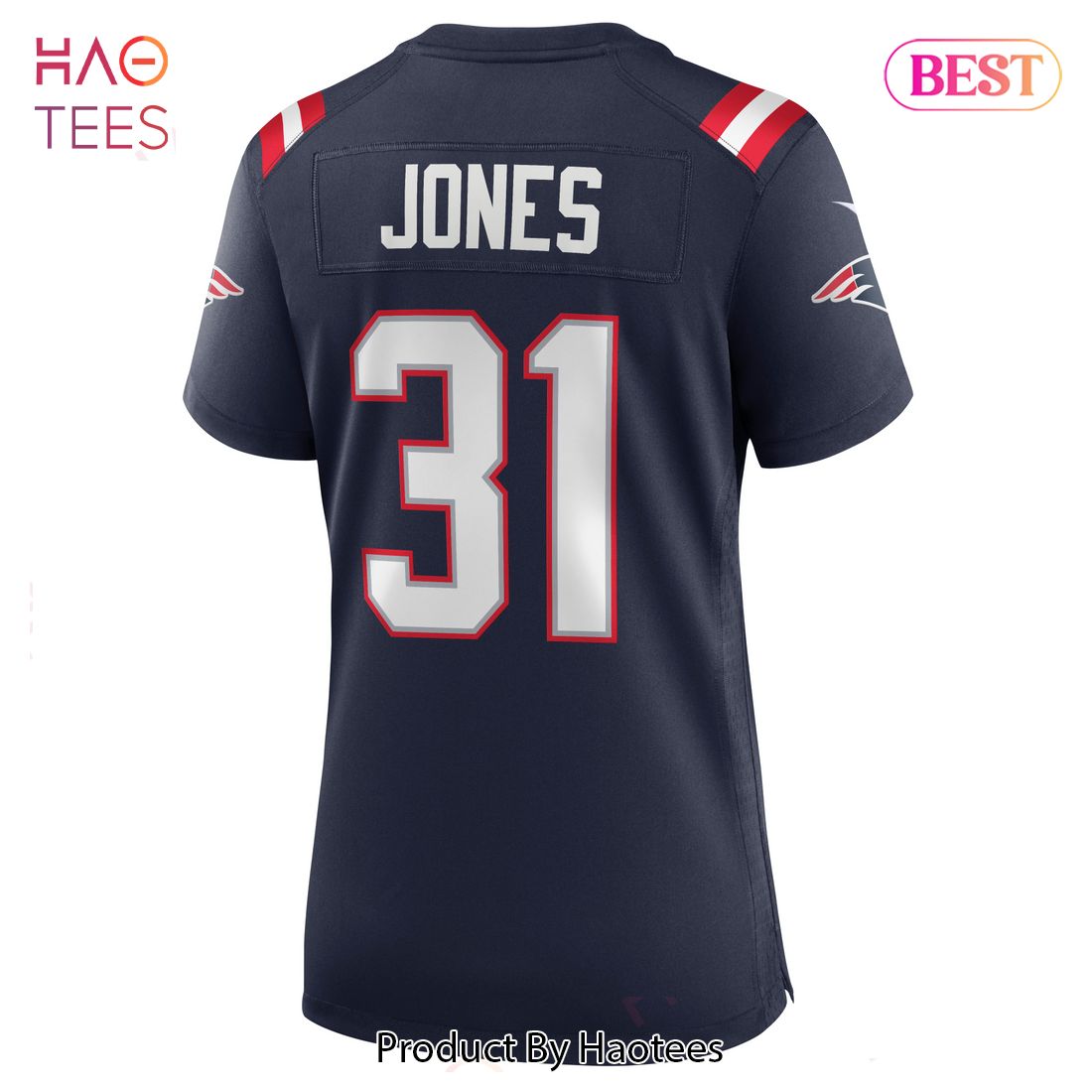 Jonathan Jones New England Patriots Nike Women's Game Jersey Navy