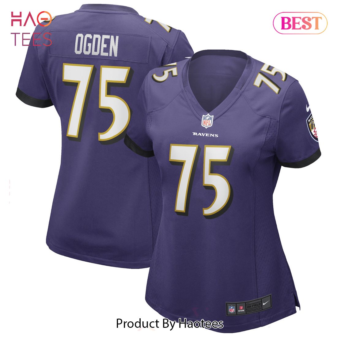 Jonathan Ogden Baltimore Ravens Nike Women’s Game Retired Player Jersey Purple Luxury Store