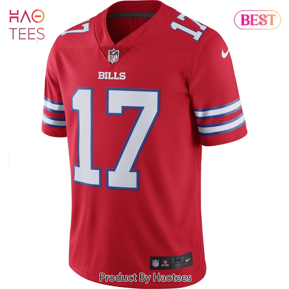 Josh Allen Buffalo Bills Nike Color Rush Vapor Limited Jersey Red