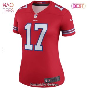 Nike Men's Josh Allen Red Buffalo Bills Color Rush Legend Jersey - Red