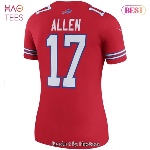 Josh Allen Buffalo Bills Nike Women’s Color Rush Legend Player Jersey Red