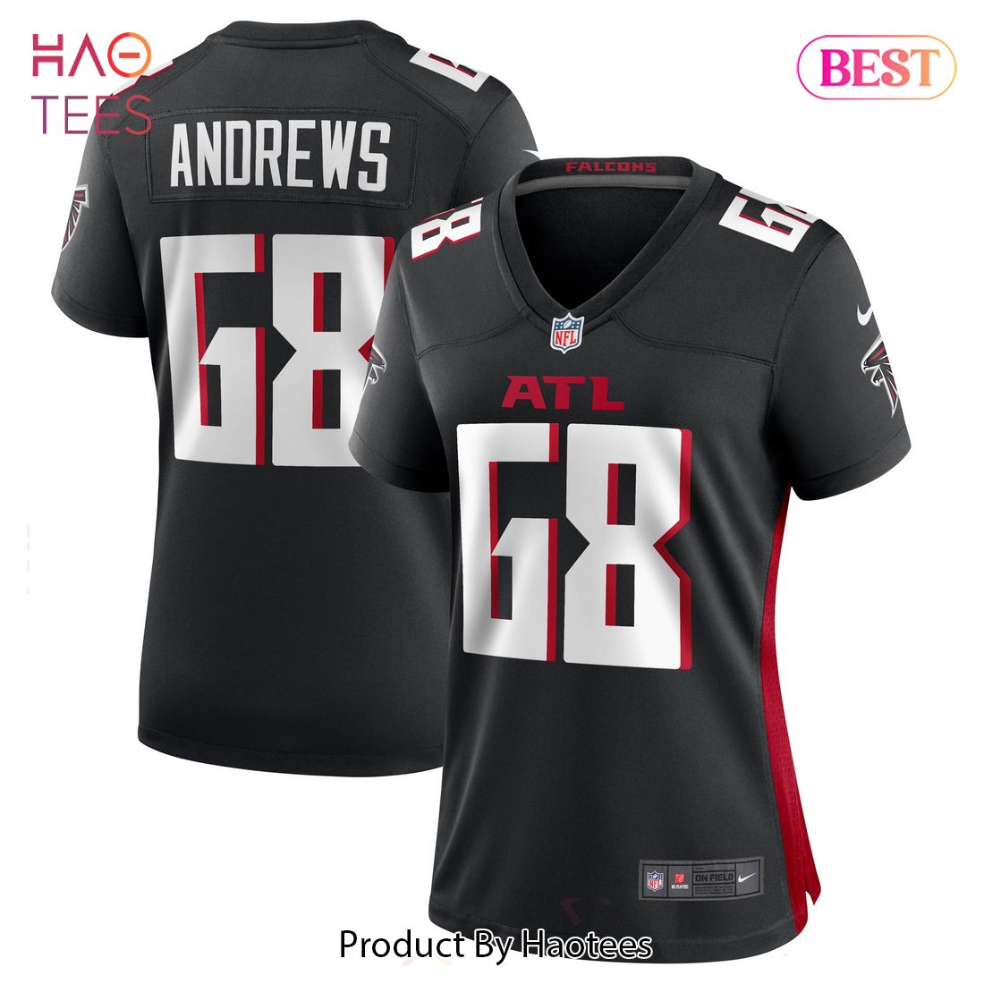 Josh Andrews Atlanta Falcons Nike Women’s Game Player Jersey Black Luxury Store