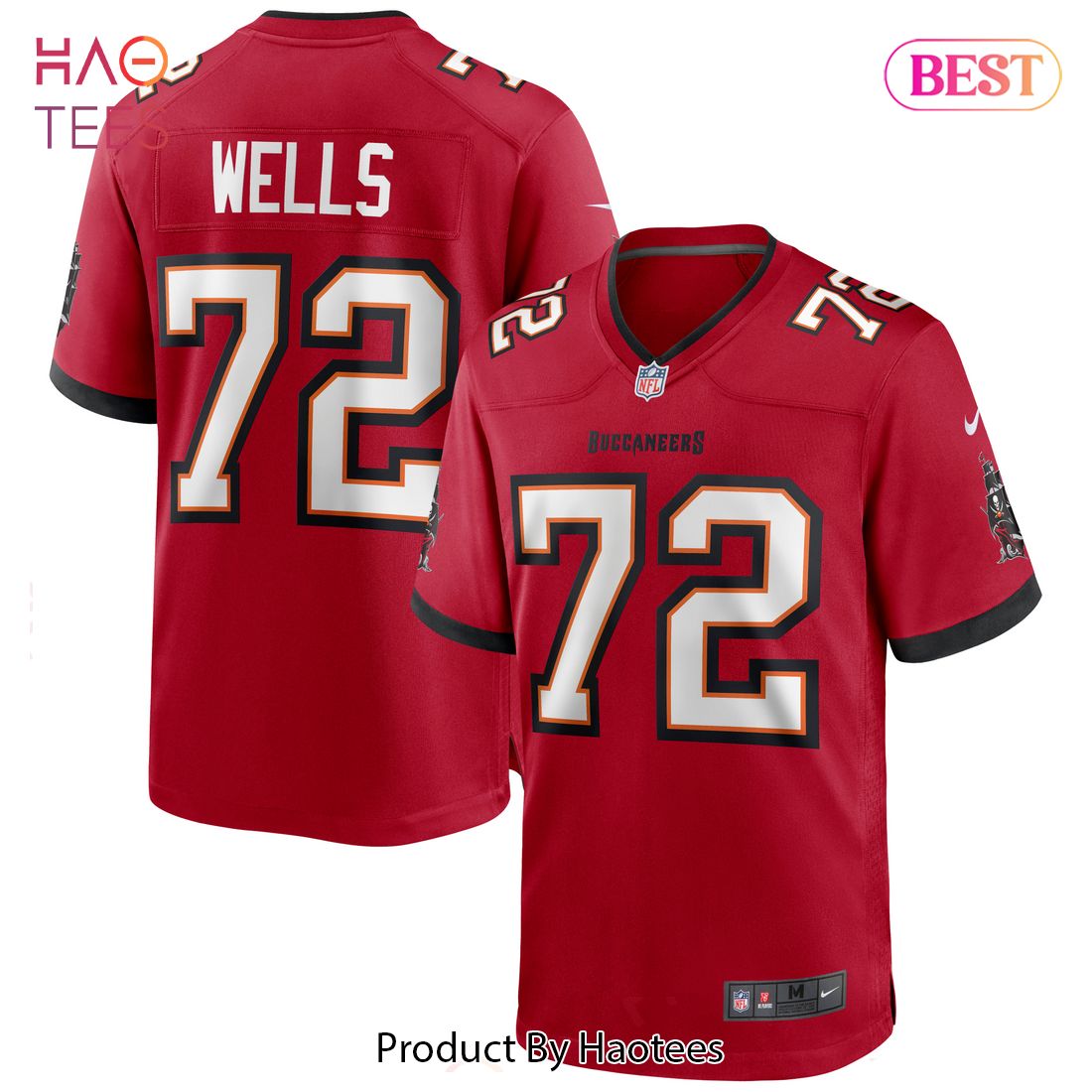 Josh Wells Tampa Bay Buccaneers Nike Game Jersey Red Luxury Store