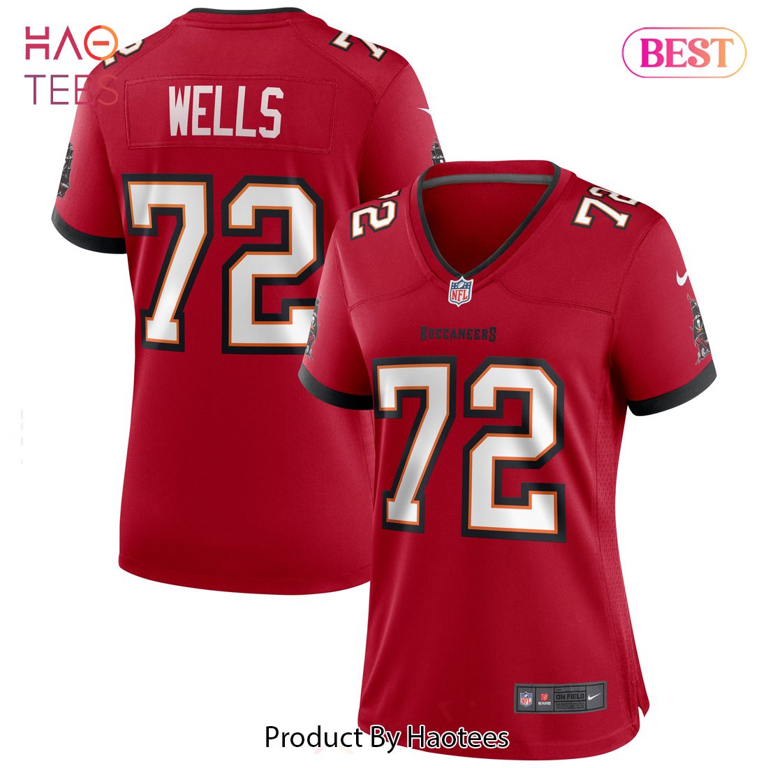 Josh Wells Tampa Bay Buccaneers Nike Women’s Game Jersey Red Luxury Store