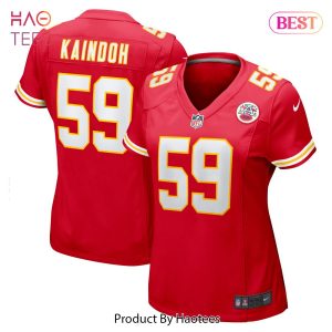 Joshua Kaindoh Kansas City Chiefs Nike Women’s Game Jersey Red Joshua Kaindoh Kansas City Chiefs Nike Women’s Game Jersey Red