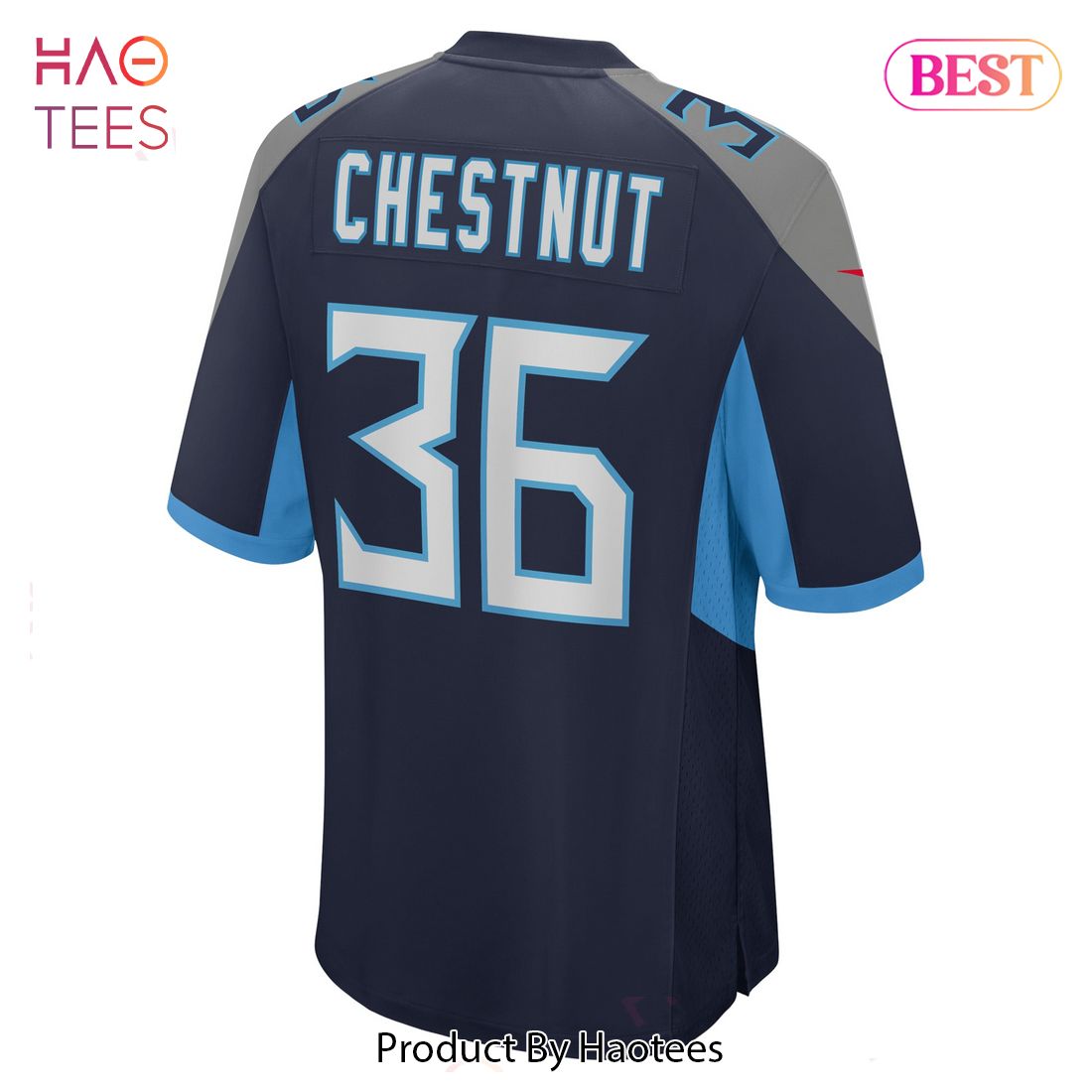 Julius Chestnut Tennessee Titans Nike Game Player Jersey Navy