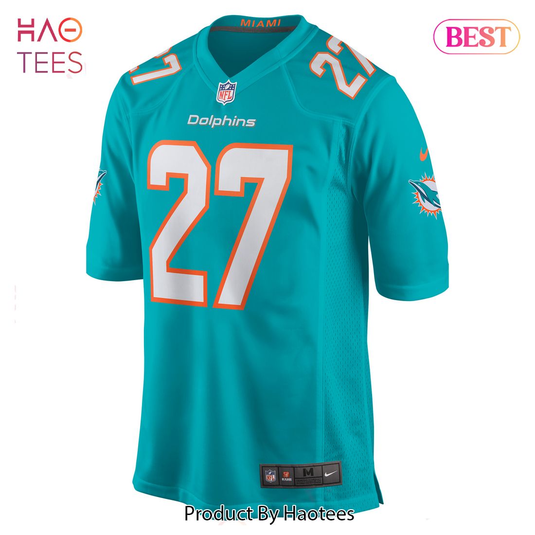 Justin Coleman Miami Dolphins Nike Game Jersey Aqua Luxury Store