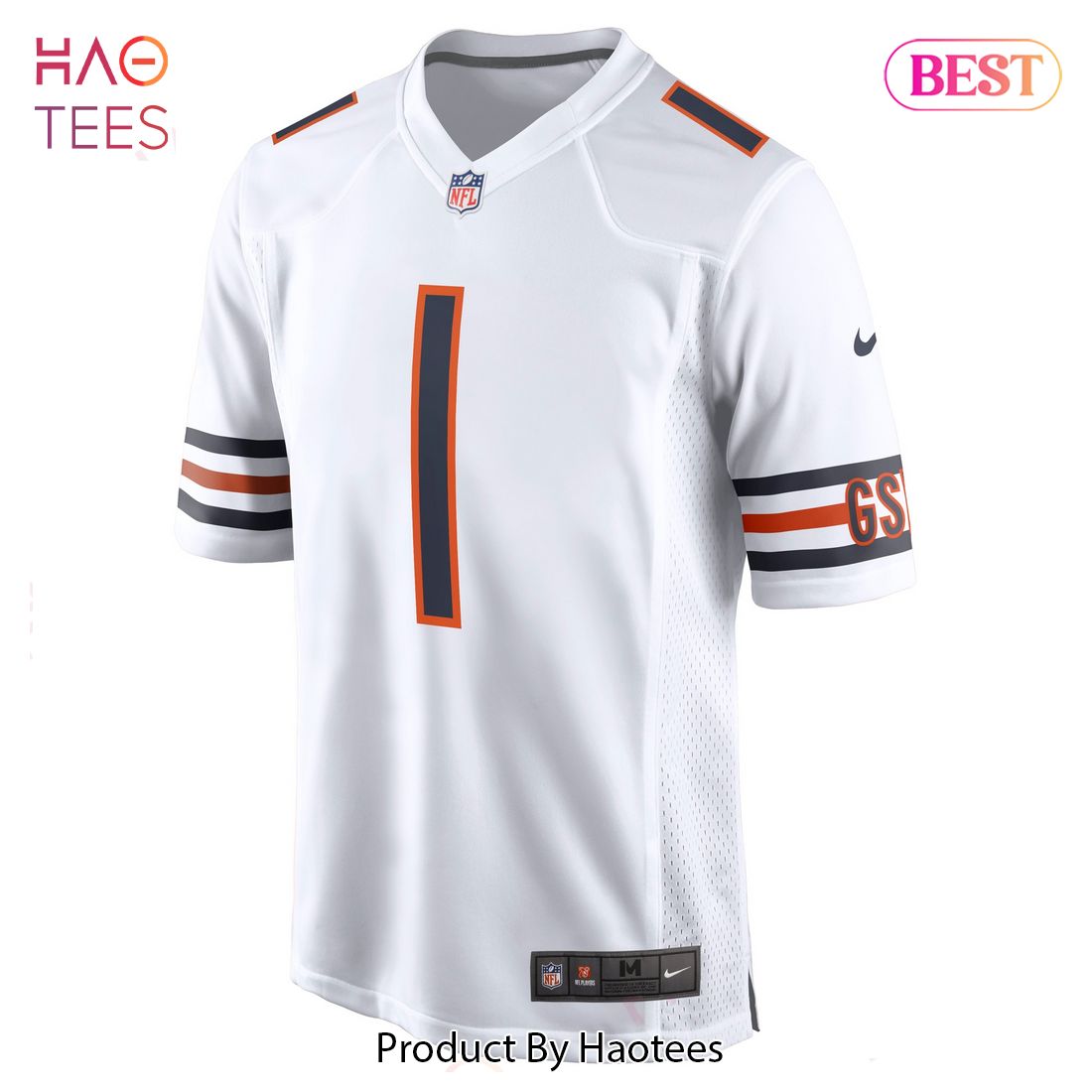 Justin Fields Chicago Bears Nike Game Jersey White Luxury Store