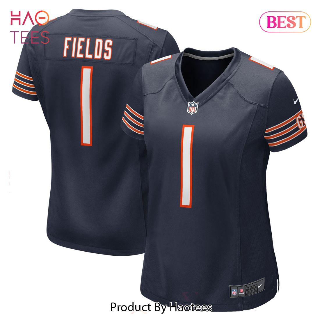 Justin Fields Chicago Bears Nike Women’s Player Game Jersey Navy Luxury Store