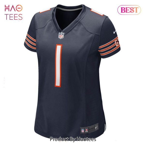 Justin Fields Chicago Bears Nike Women’s Player Game Jersey Navy