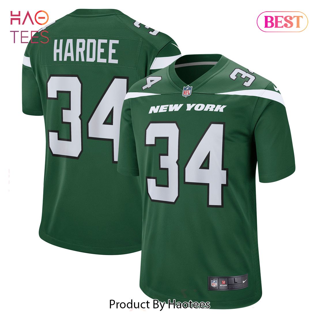 Justin Hardee New York Jets Nike Game Jersey Gotham Green Luxury Store