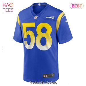 Justin Hollins Los Angeles Rams Nike Game Jersey Royal