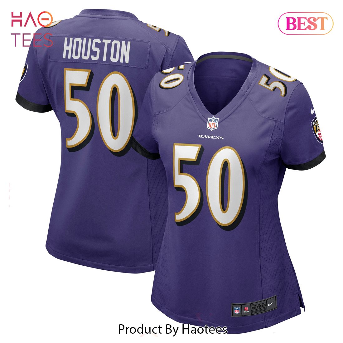 Justin Houston Baltimore Ravens Nike Women’s Game Jersey Purple Luxury Store