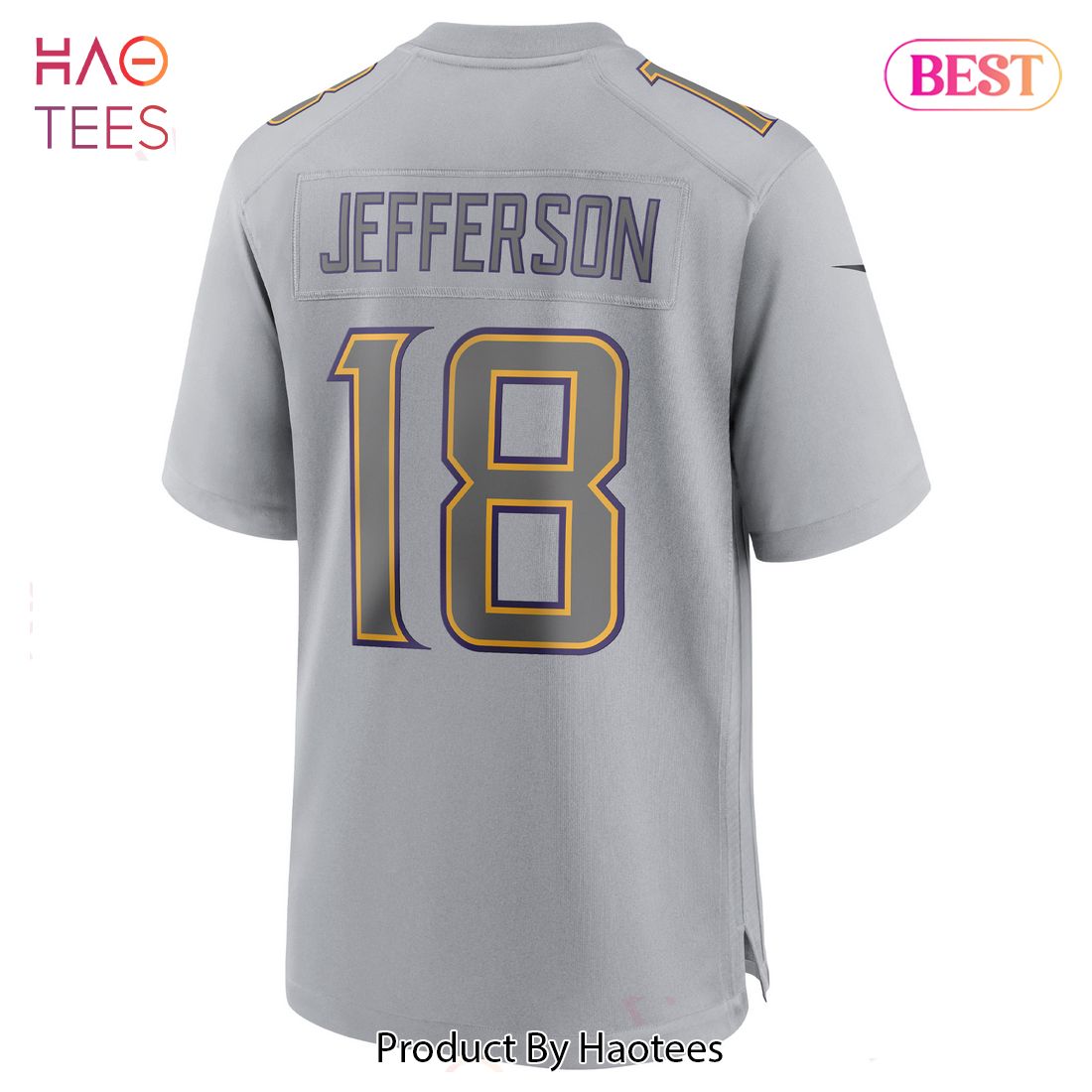 Justin Jefferson Minnesota Vikings Nike Name & Number T-Shirt - Purple