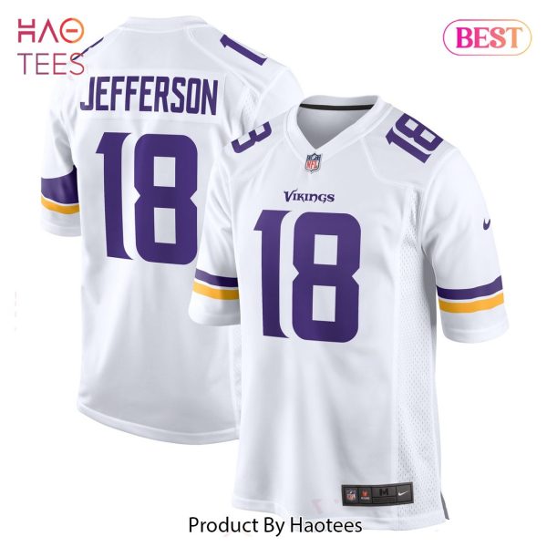 Justin Jefferson Minnesota Vikings Nike Game Player Jersey White