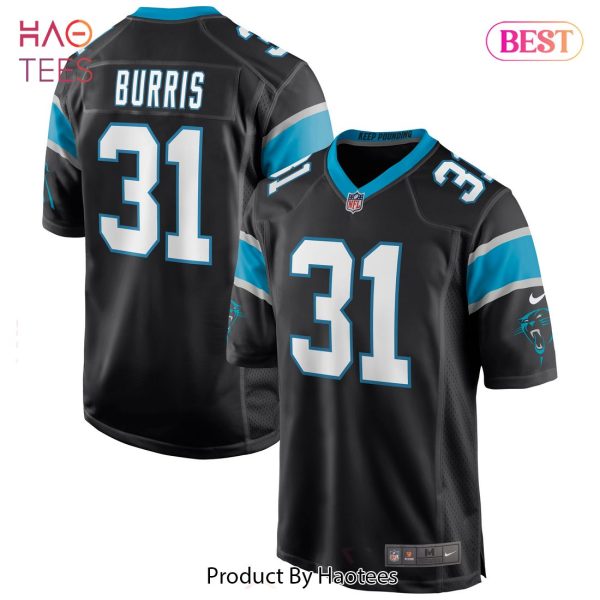 Juston Burris Carolina Panthers Nike Game Jersey Black