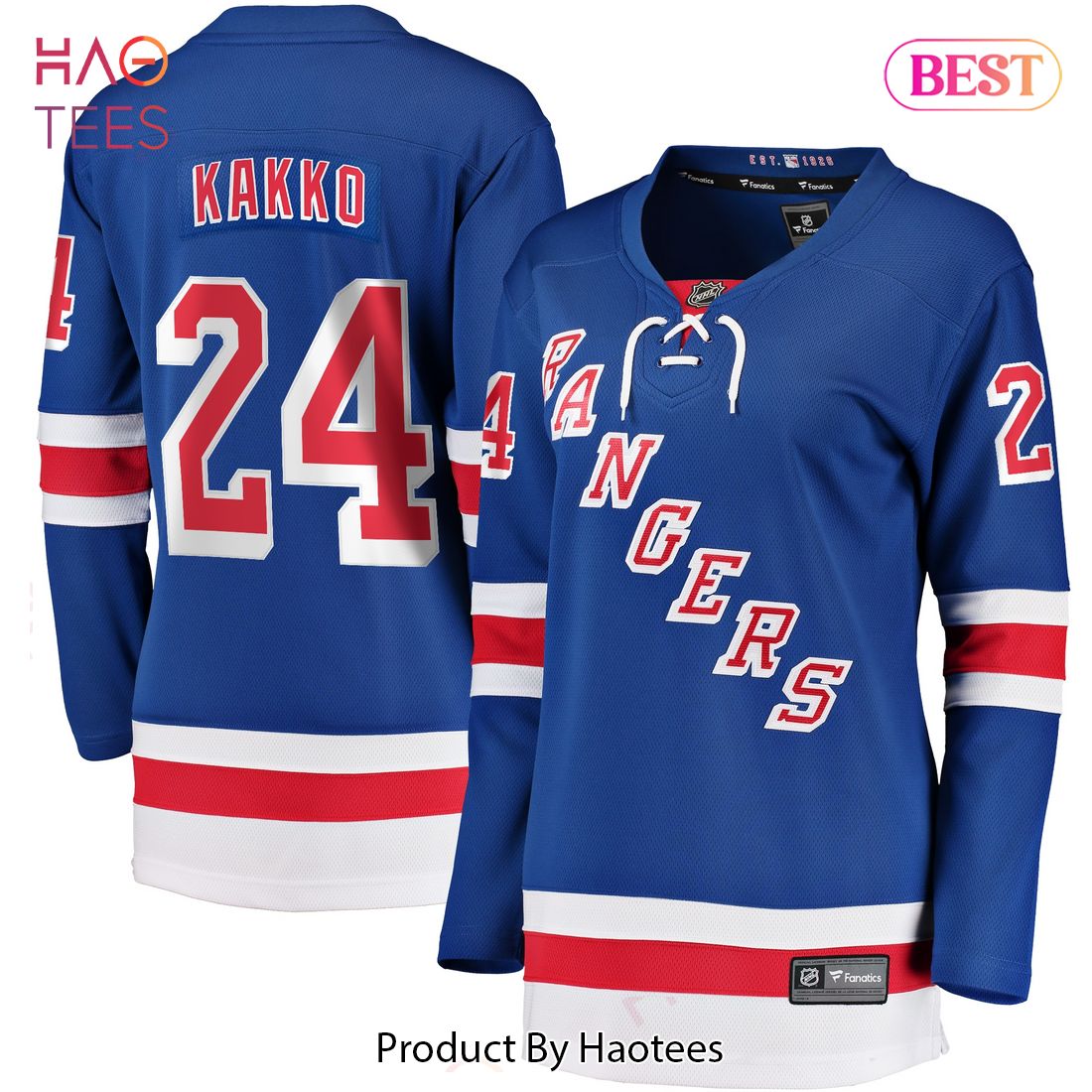 Kaapo Kakko New York Rangers Fanatics Branded Women’s Replica Player Jersey Blue