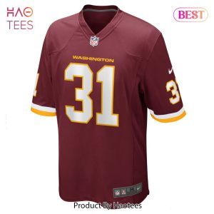 Kamren Curl Washington Football Team Nike Game Player Jersey Burgundy