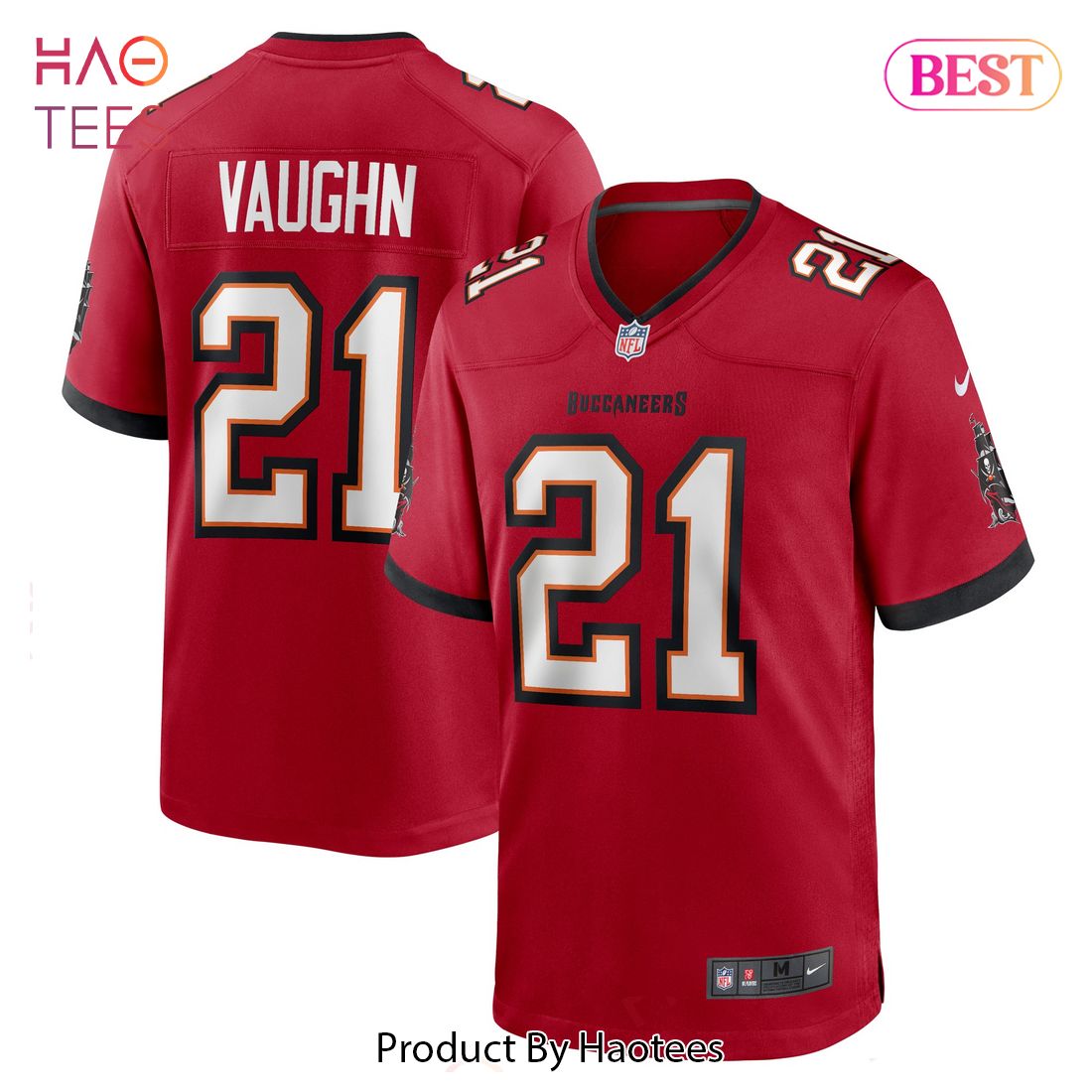 Ke’Shawn Vaughn Tampa Bay Buccaneers Nike Player Jersey Red Luxury Store