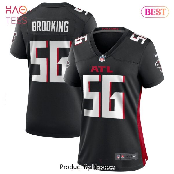 Keith Brooking Atlanta Falcons Nike Women’s Game Retired Player Jersey Black