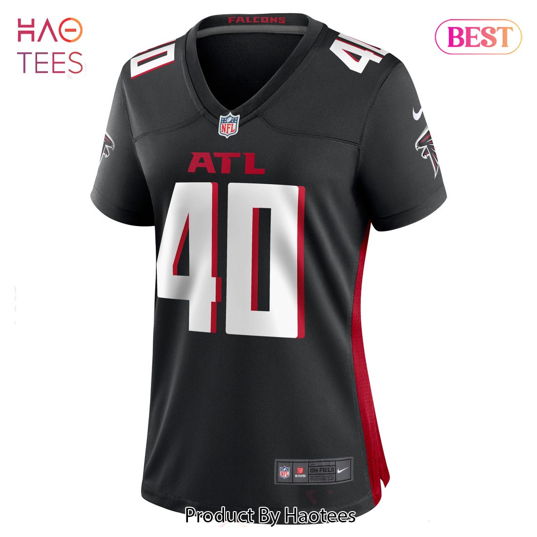 Keith Smith Atlanta Falcons Nike Women’s Game Jersey Black Luxury Store