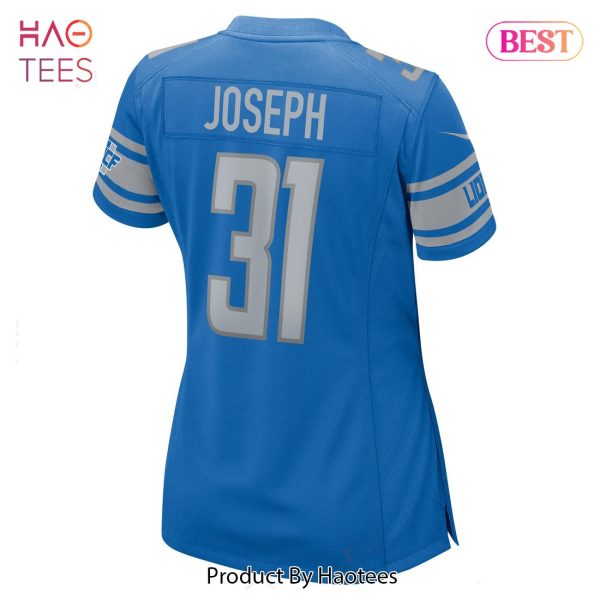 Kerby Joseph Detroit Lions Nike Women’s Player Game Jersey Blue