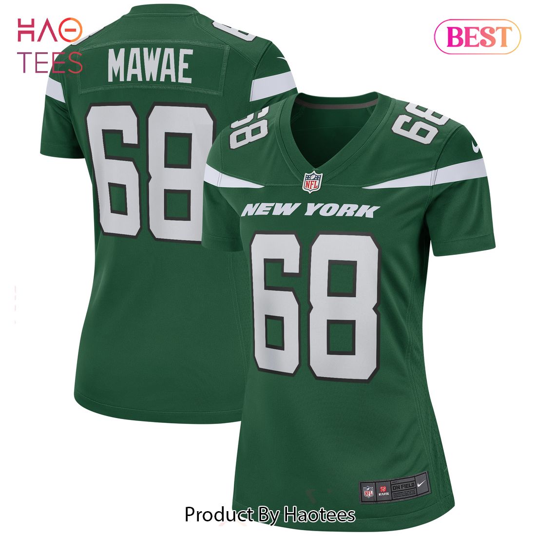 Kevin Mawae New York Jets Nike Women’s Game Retired Player Jersey Gotham Green