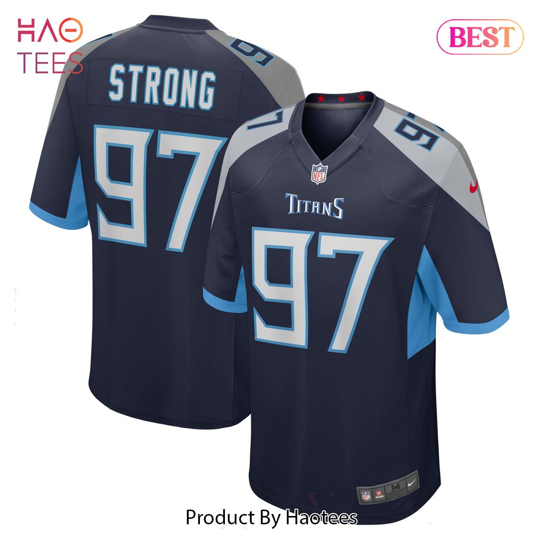 Kevin Strong Tennessee Titans Nike Game Player Jersey Navy