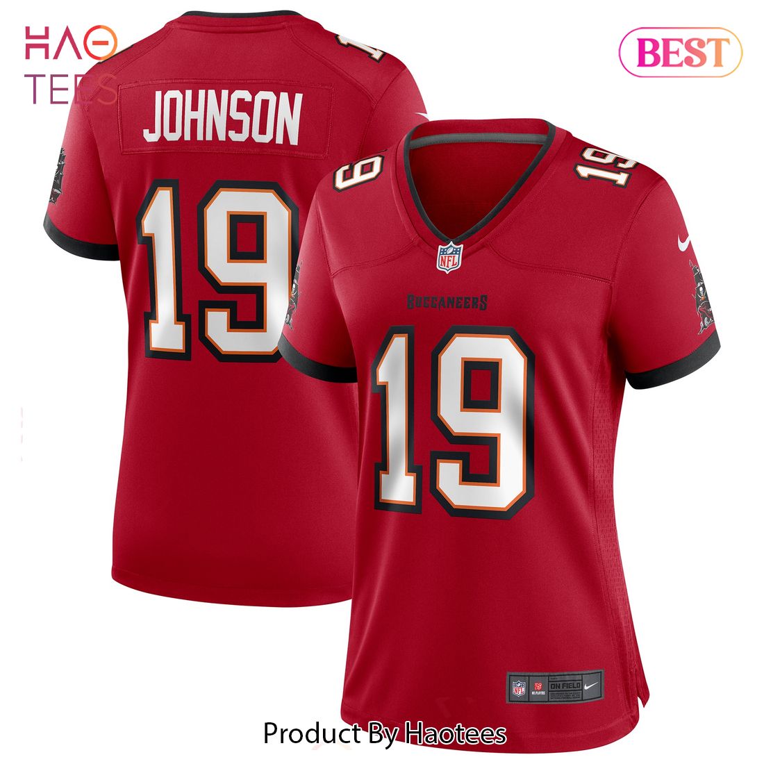 Keyshawn Johnson Tampa Bay Buccaneers Nike Women’s Game Retired Player Jersey Red Luxury Store