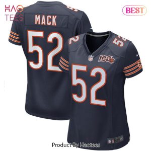 Khalil Mack Chicago Bears Nike Women’s 100th Season Game Jersey Navy Khalil Mack Chicago Bears Nike Women’s 100th Season Game Jersey Navy