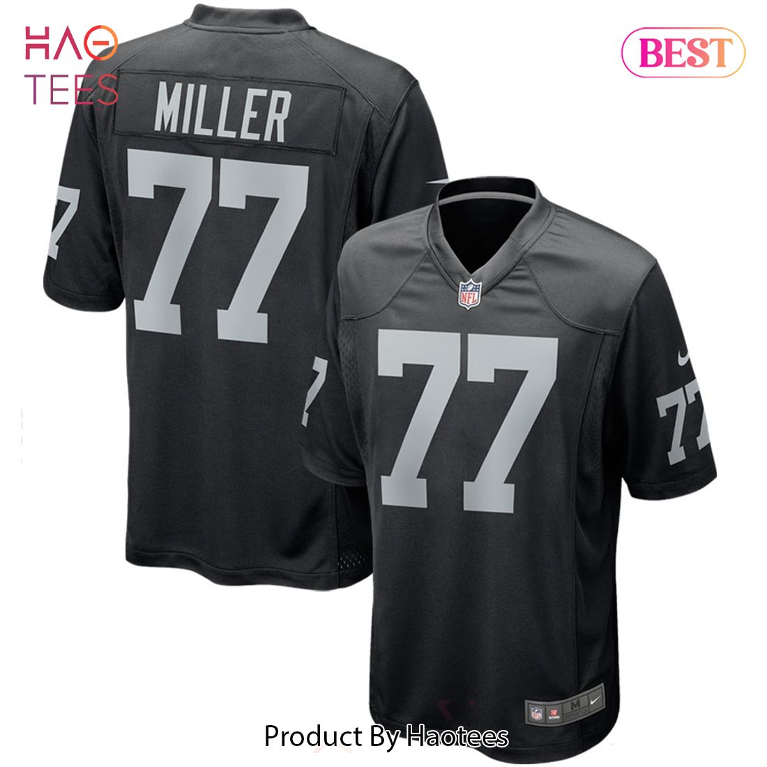 Kolton Miller Las Vegas Raiders Nike Game Player Jersey Black Luxury Store