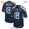Kyle Philips Tennessee Titans Nike Game Player Jersey Navy
