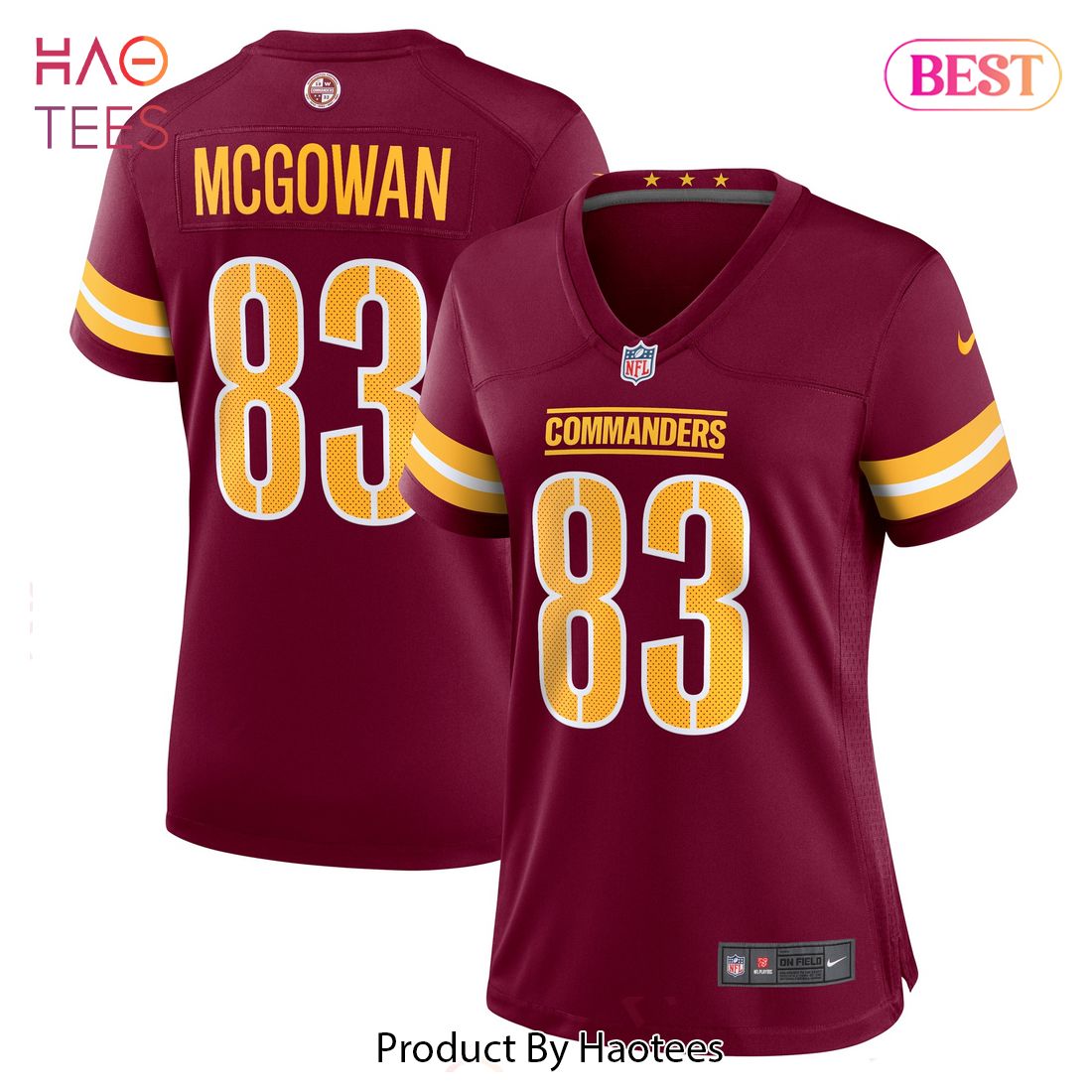 Kyric Mcgowan Washington Commanders Nike Women’s Player Game Jersey Burgundy Luxury Store