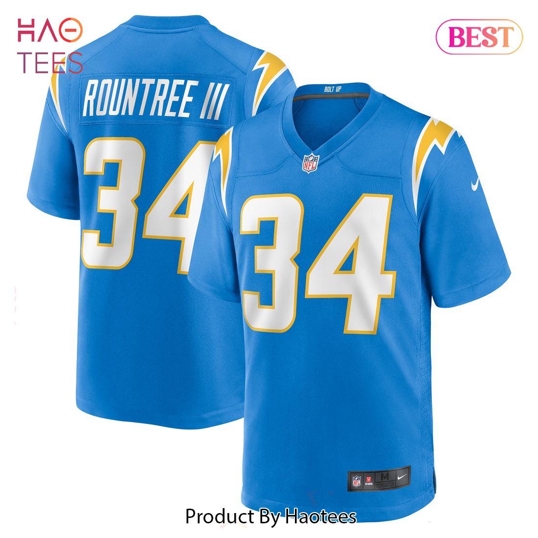 Larry Rountree III Los Angeles Chargers Nike Player Game Jersey Powder Blue Luxury Store