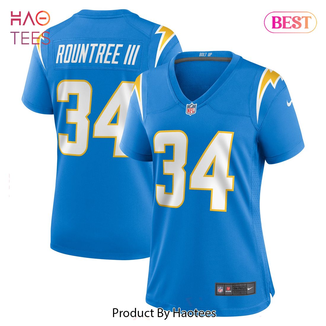 Larry Rountree III Los Angeles Chargers Nike Women’s Player Game Jersey Powder Blue Luxury Store