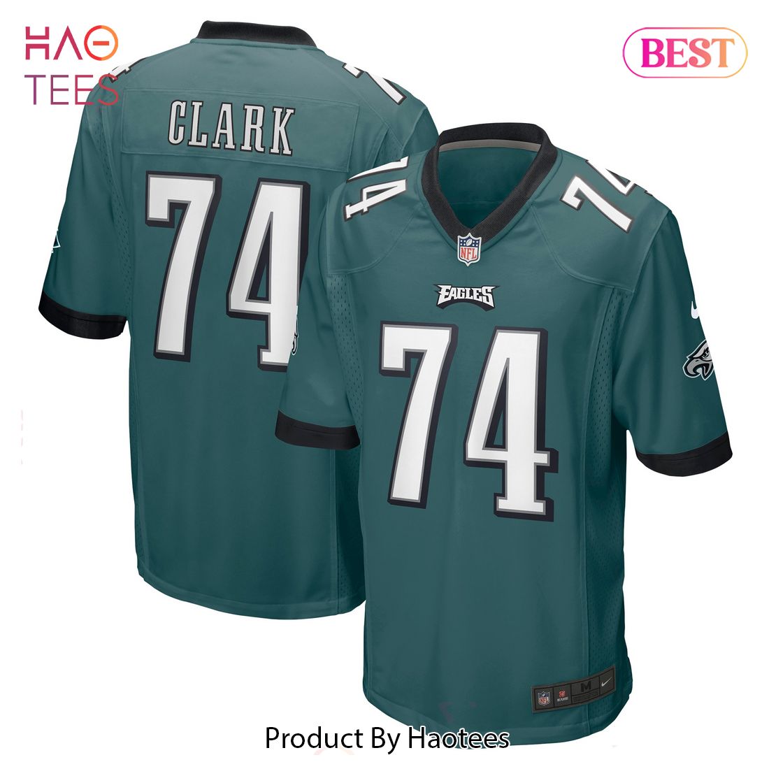 Le’Raven Clark Philadelphia Eagles Nike Game Jersey Midnight Green Luxury Store