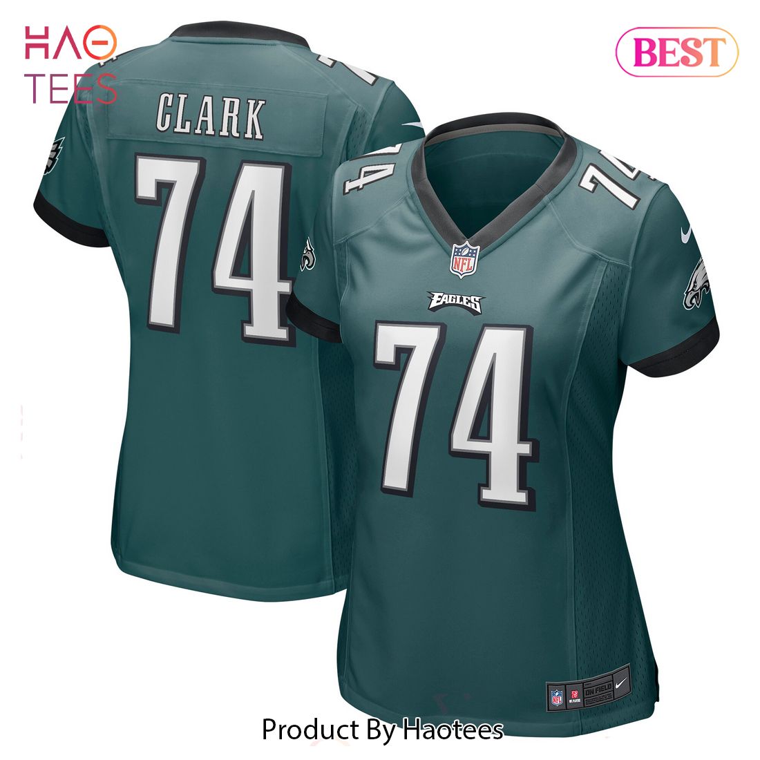 Le’Raven Clark Philadelphia Eagles Nike Women’s Game Jersey Midnight Green Luxury Store