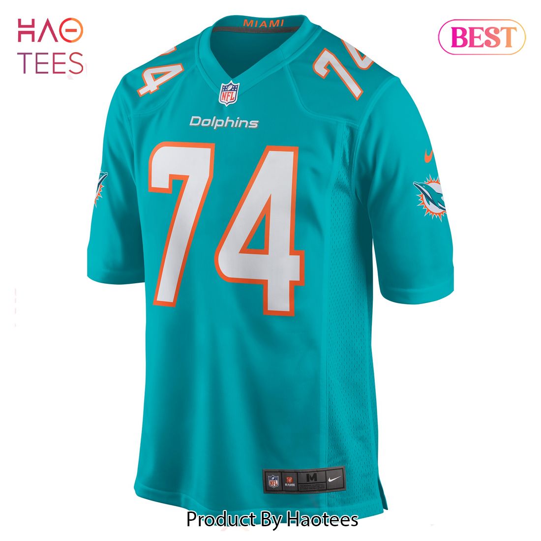 Liam Eichenberg Miami Dolphins Nike Game Jersey Aqua Luxury Store