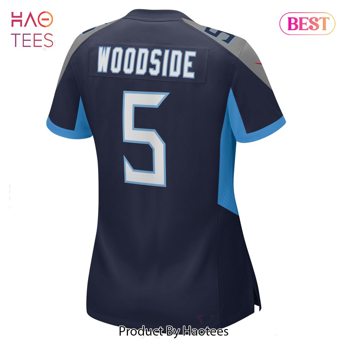 Logan Woodside Tennessee Titans Nike Women's Game Jersey Navy