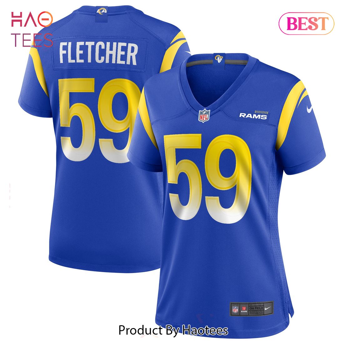 London Fletcher Los Angeles Rams Nike Women’s Game Retired Player Jersey Royal Luxury Store