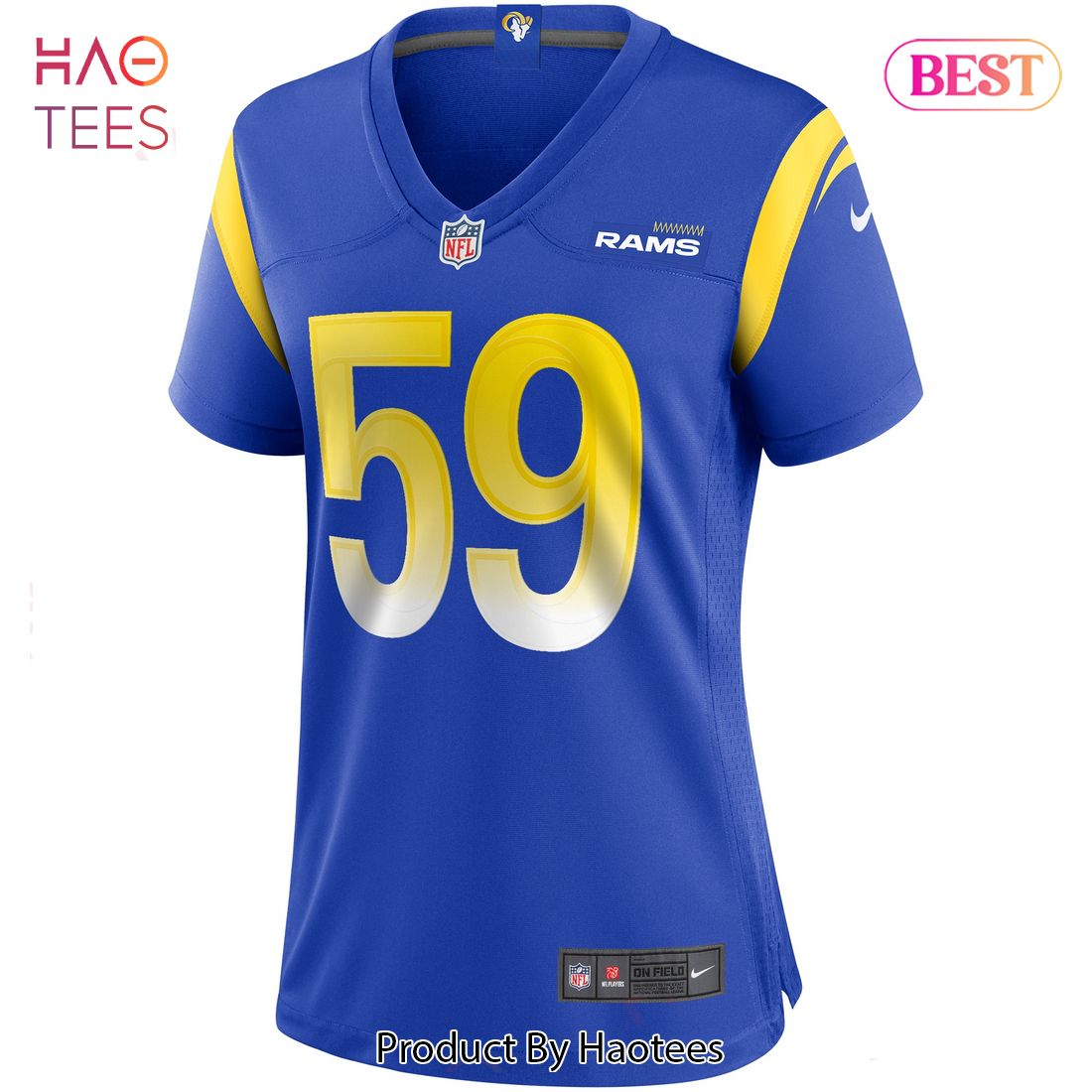 London Fletcher Los Angeles Rams Nike Women’s Game Retired Player Jersey Royal Luxury Store