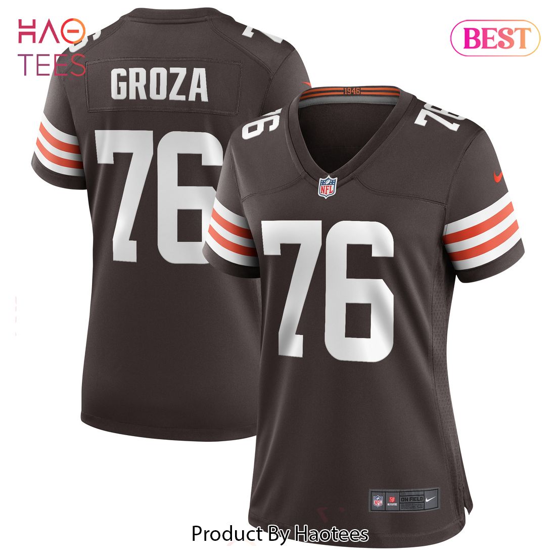 Lou Groza Cleveland Browns Nike Women’s Game Retired Player Jersey Brown Luxury Store