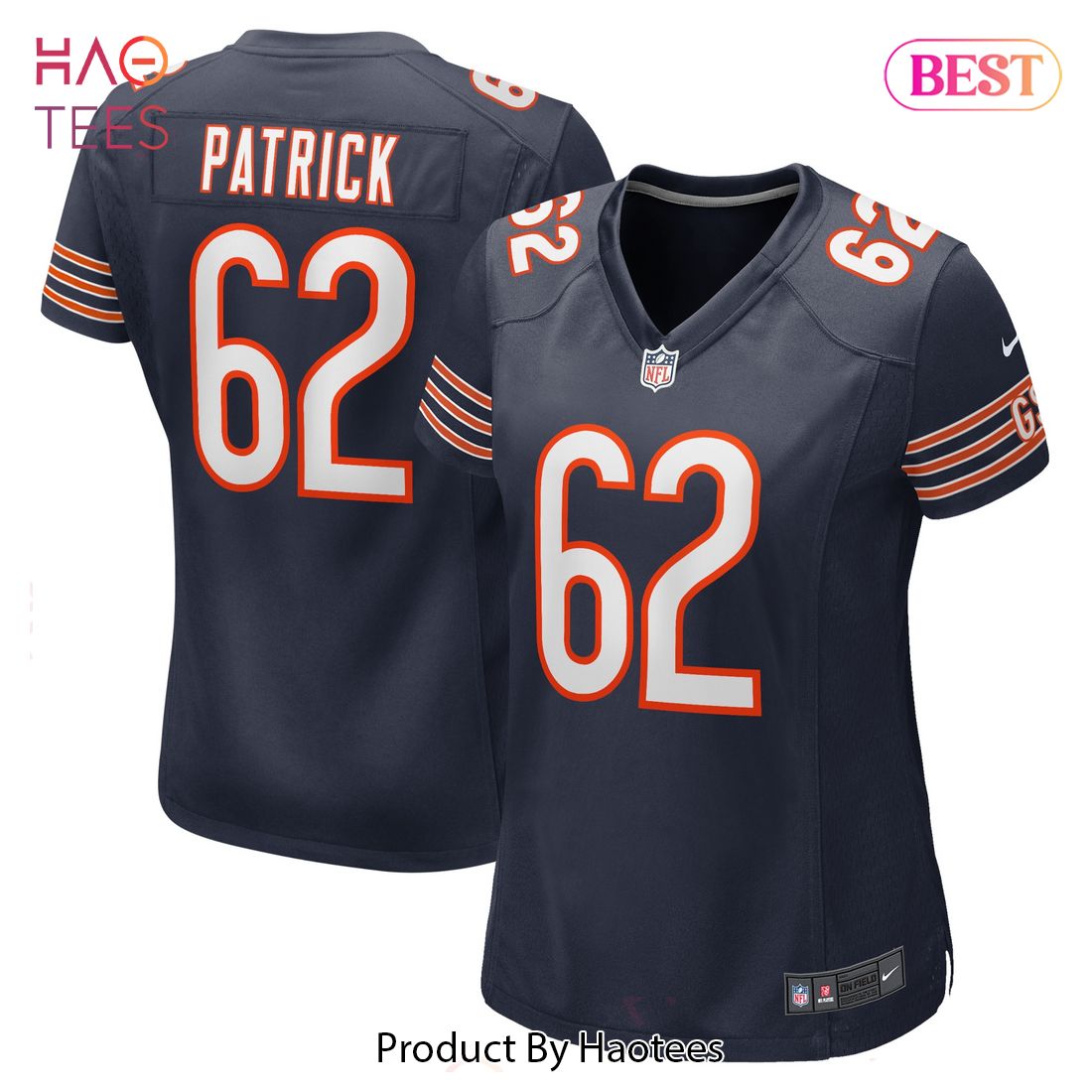 Lucas Patrick Chicago Bears Nike Women’s Game Jersey Navy Luxury Store