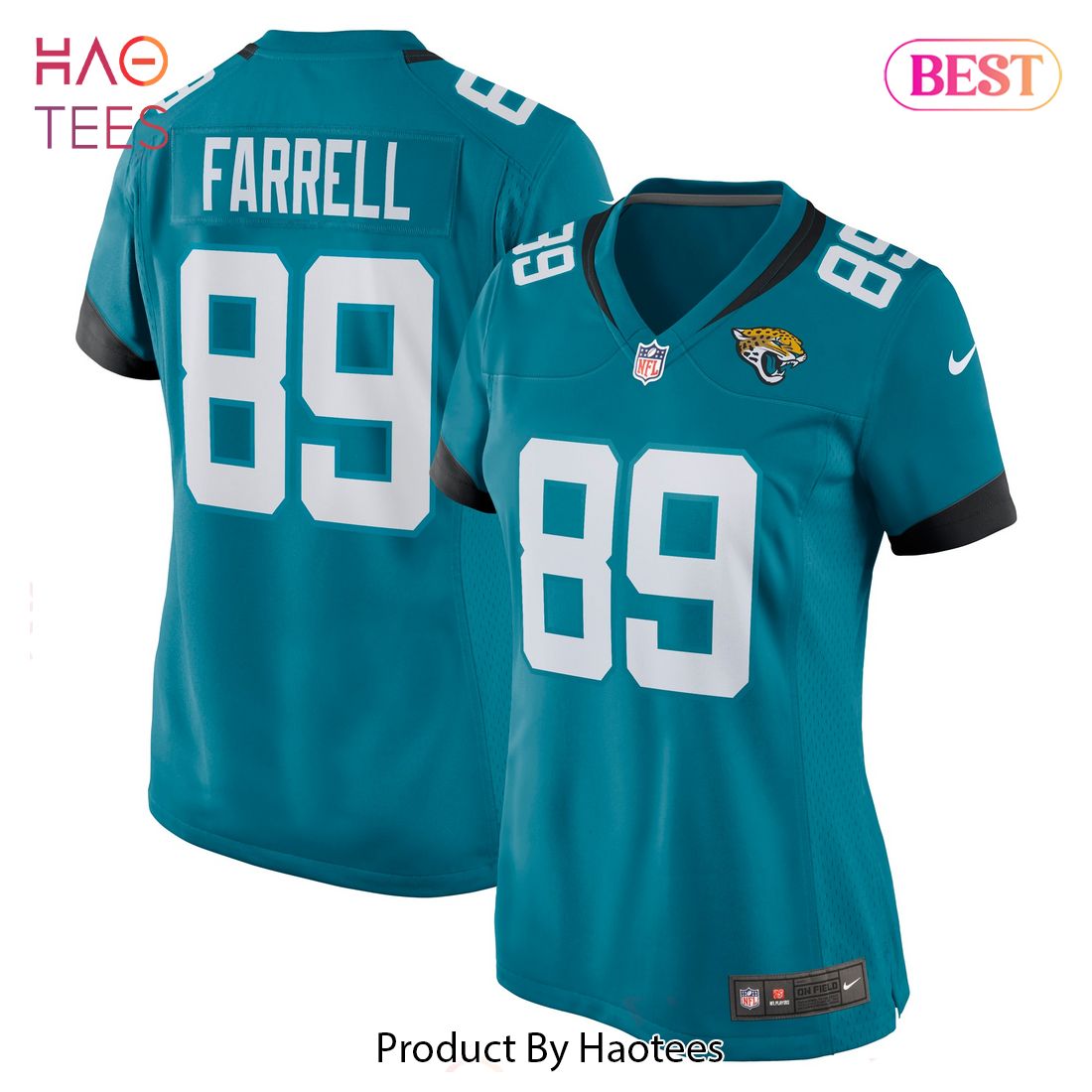 Luke Farrell Jacksonville Jaguars Nike Women’s Game Jersey Teal Luxury Store