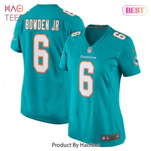 Lynn Bowden Jr. Miami Dolphins Nike Women’s Game Jersey Aqua Lynn Bowden Jr. Miami Dolphins Nike Women’s Game Jersey Aqua
