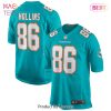 Mack Hollins Miami Dolphins Nike Game Jersey Aqua