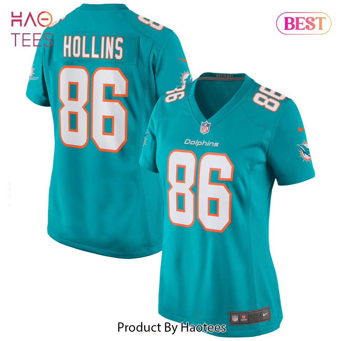 Mack Hollins Miami Dolphins Nike Women’s Game Jersey Aqua Luxury Store