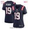Malcolm Perry New England Patriots Nike Women’s Game Player Jersey Navy